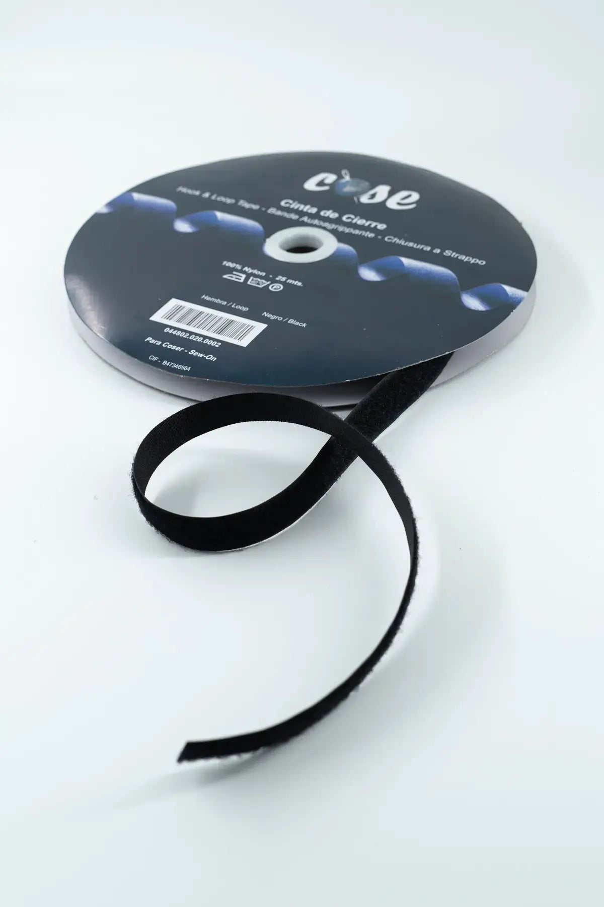 Velcro hembra negro coser