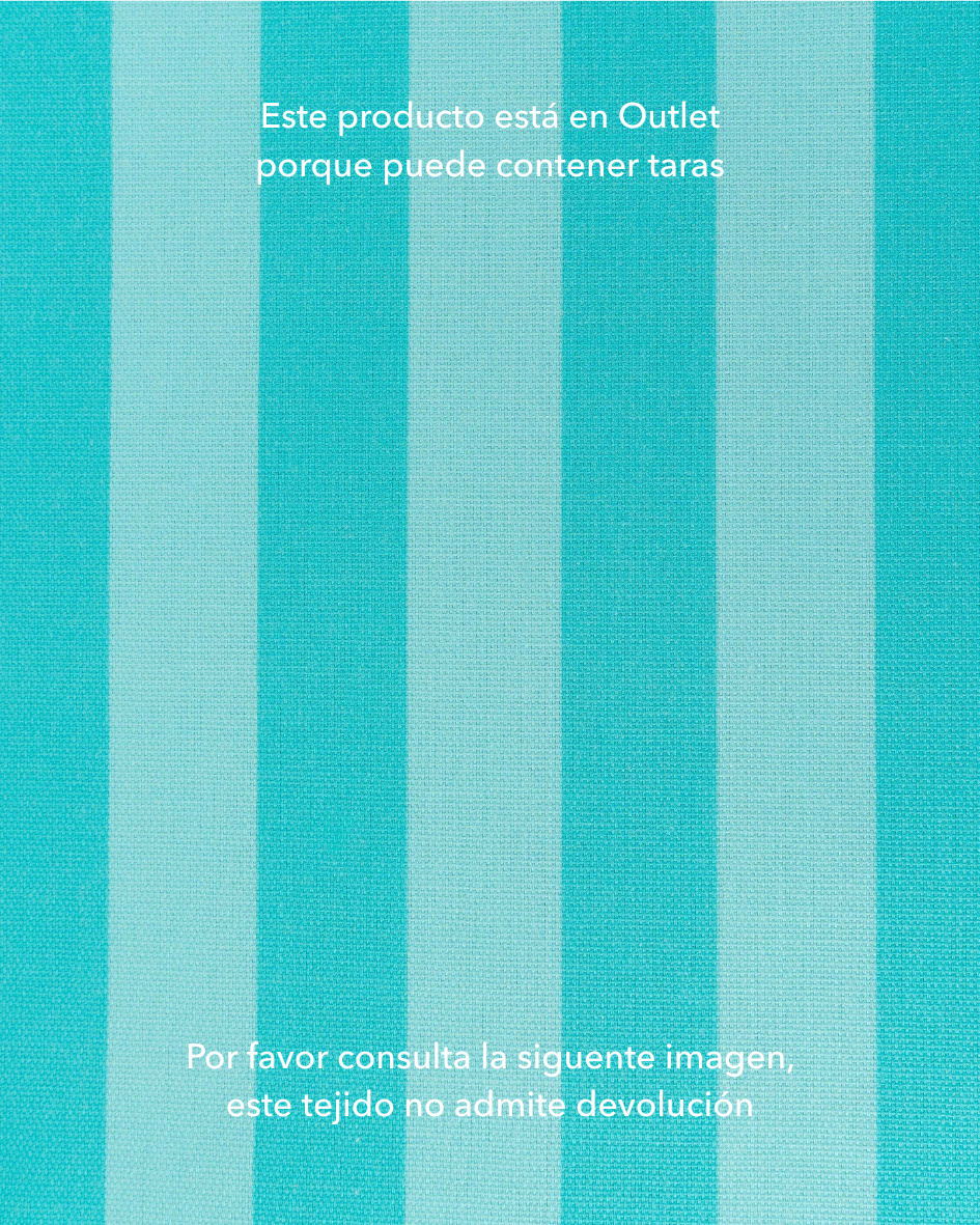 Semipanamá riscas turquesa e azul-claro