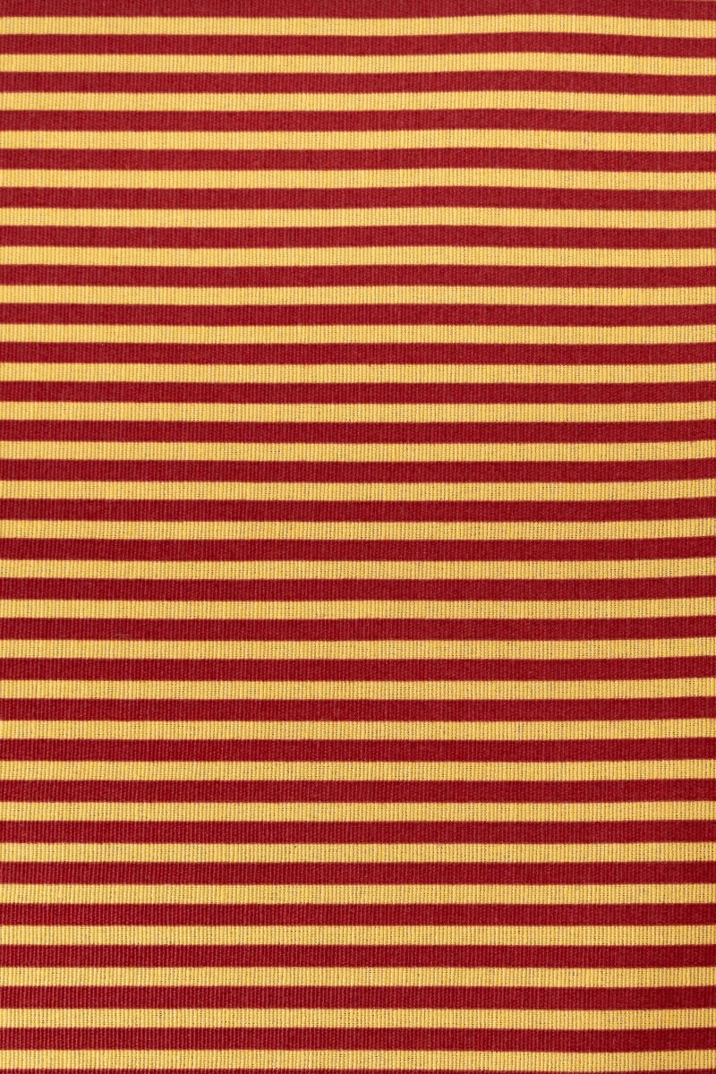 Tejido raya color burdeos y albero