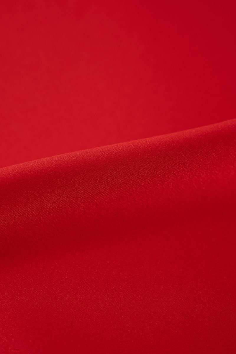 Crep saten licra liso color rojo