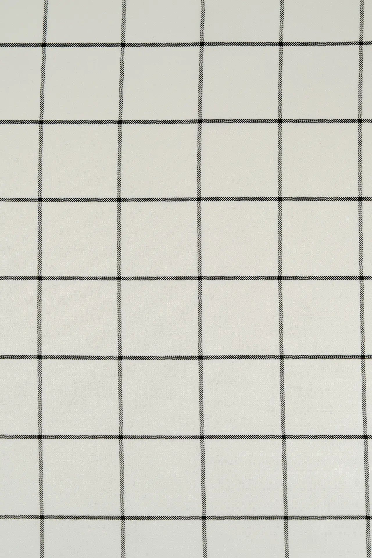 cheques de tecido cru