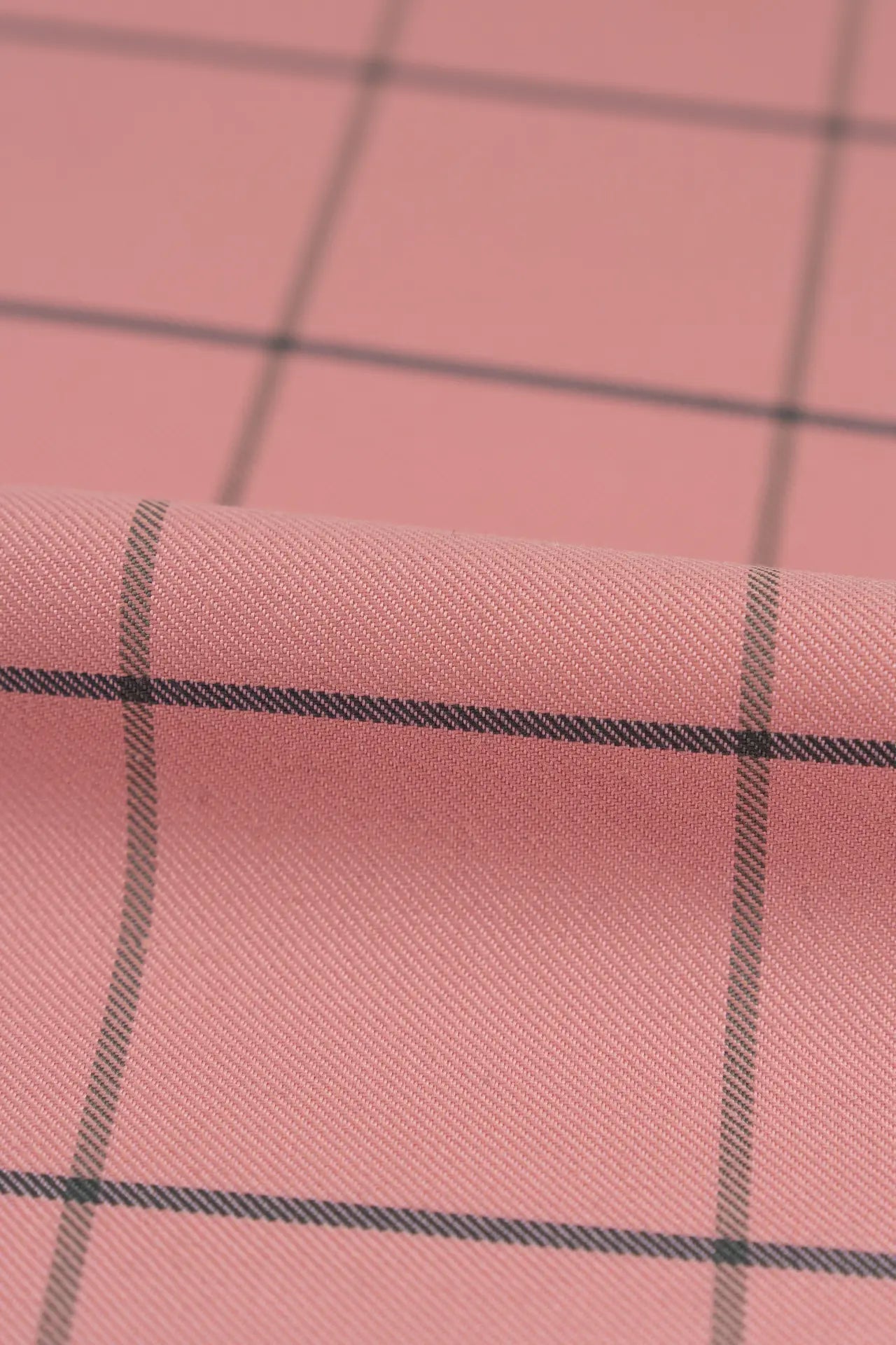 Tecido xadrez rosa