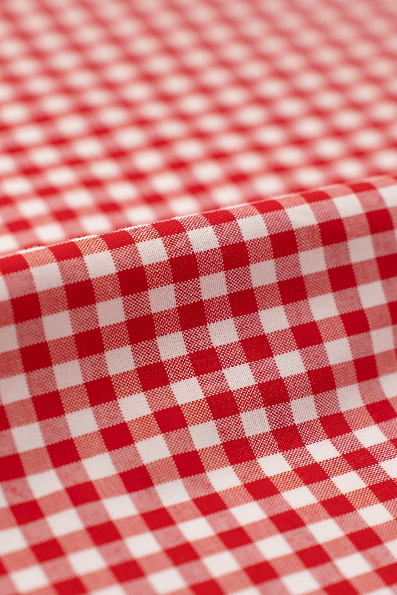 Pequeno xadrez vichy vermelho