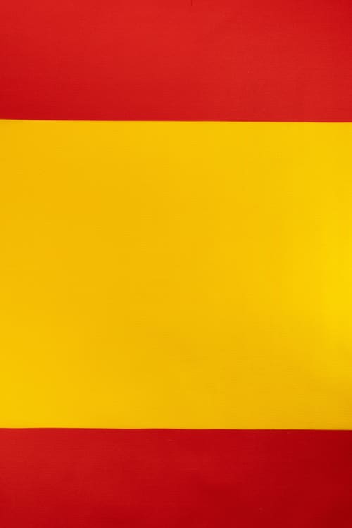 Bandera de España color rojo y amarillo