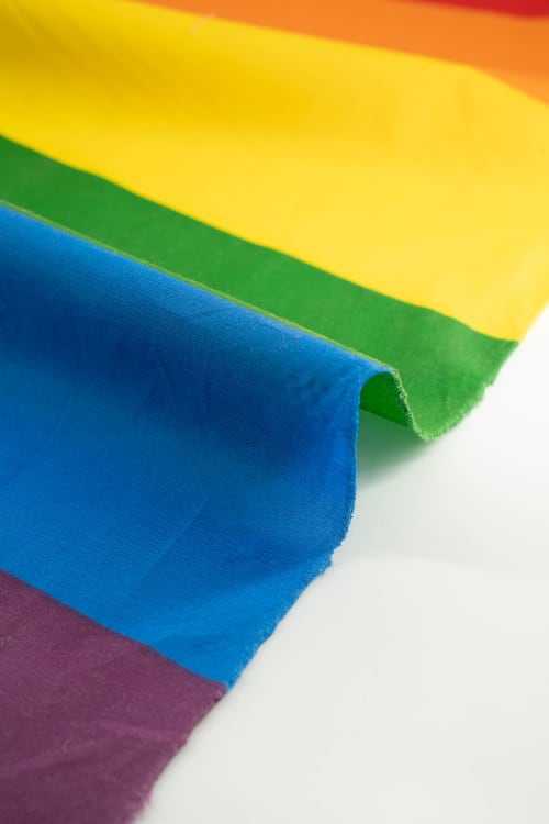 Bandera del orgullo color multicolor