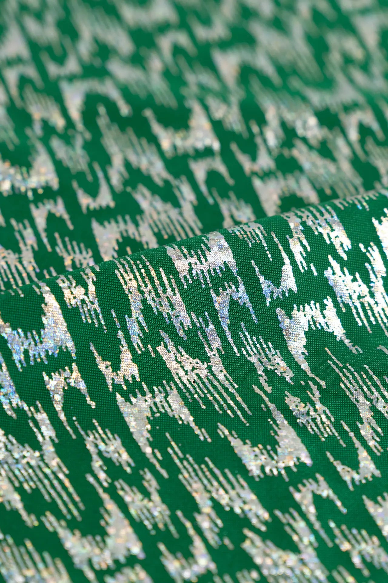 Pintura de fantasia verde prateado