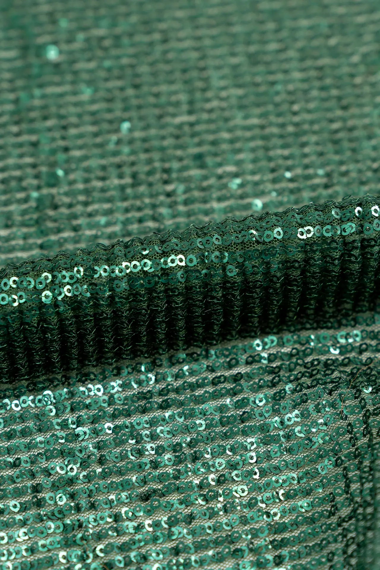 Paleta de lantejoulas verdes