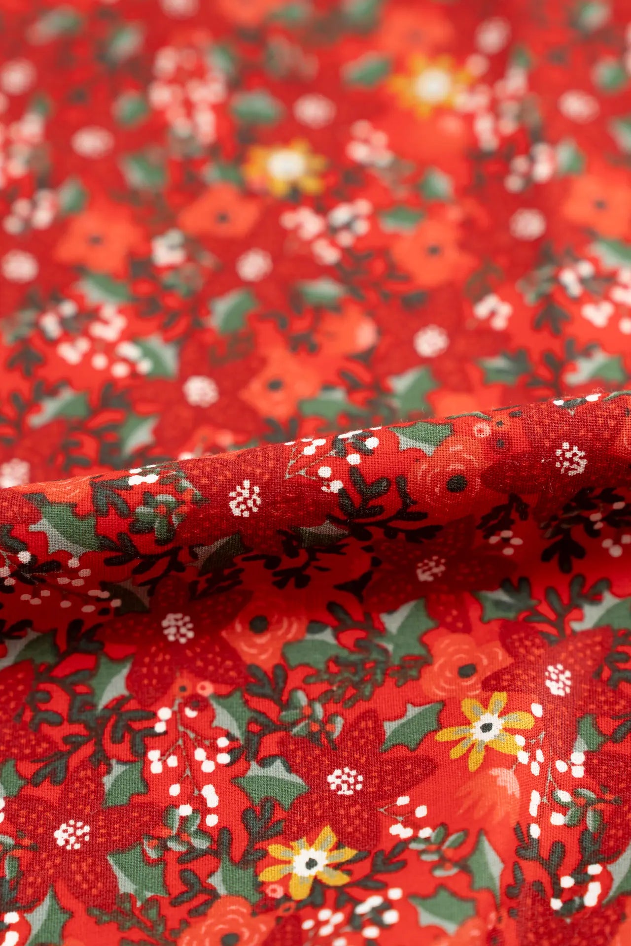 Popelina vermelha de Natal