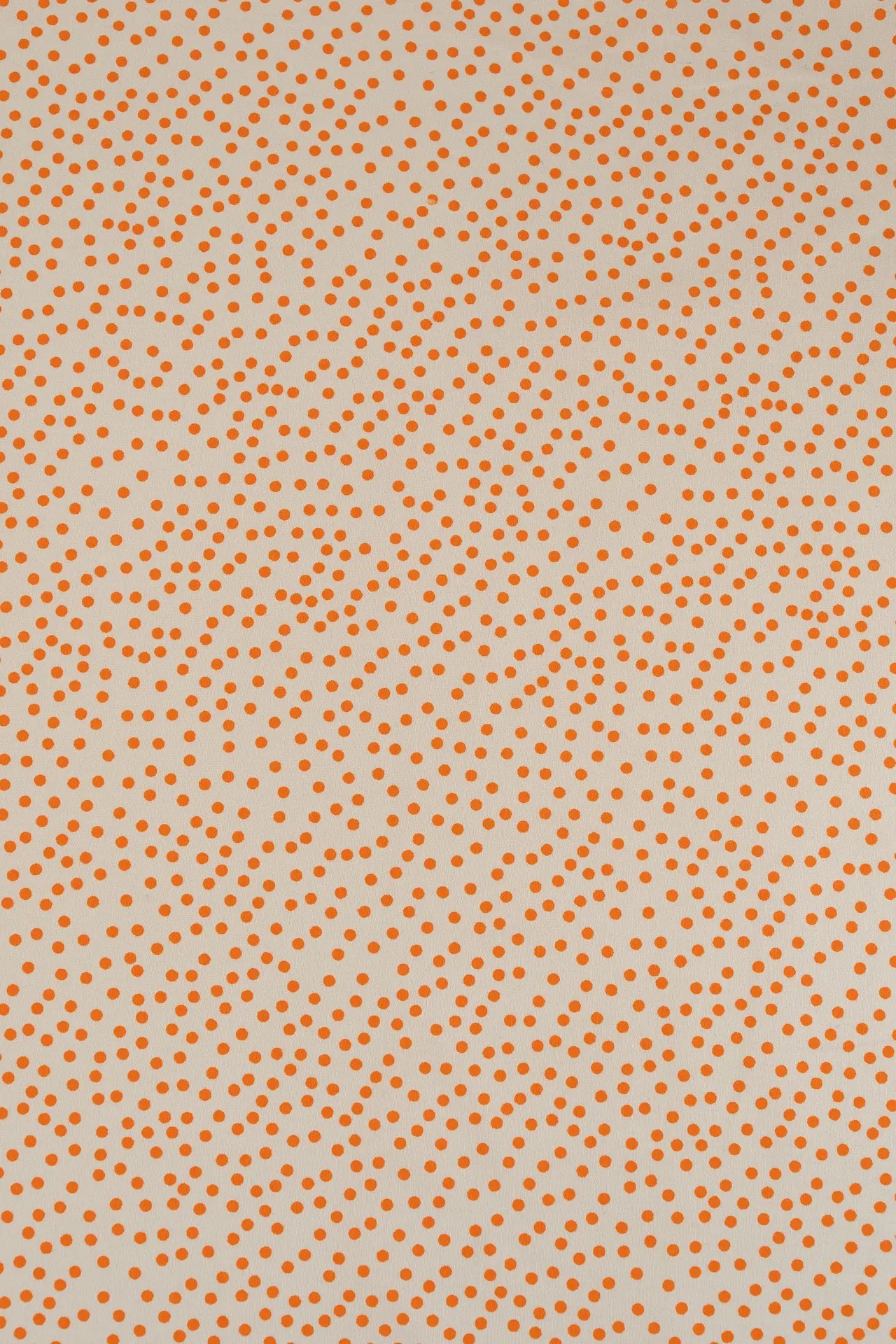 Estampado de bolinhas laranja