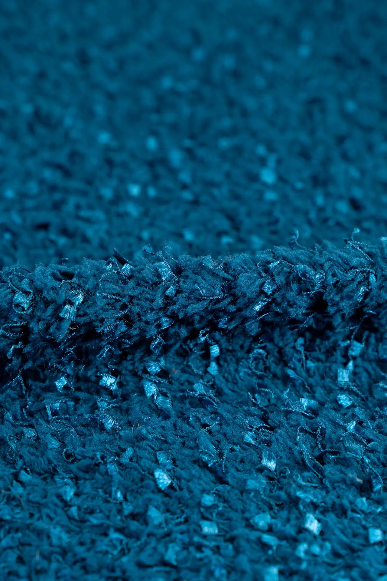 Cabelo lurex azul