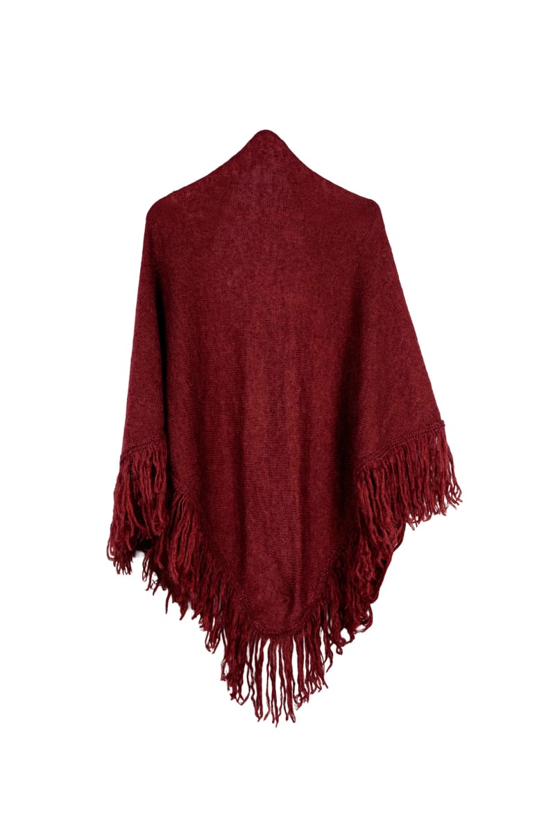 Toquilla malena color burdeos