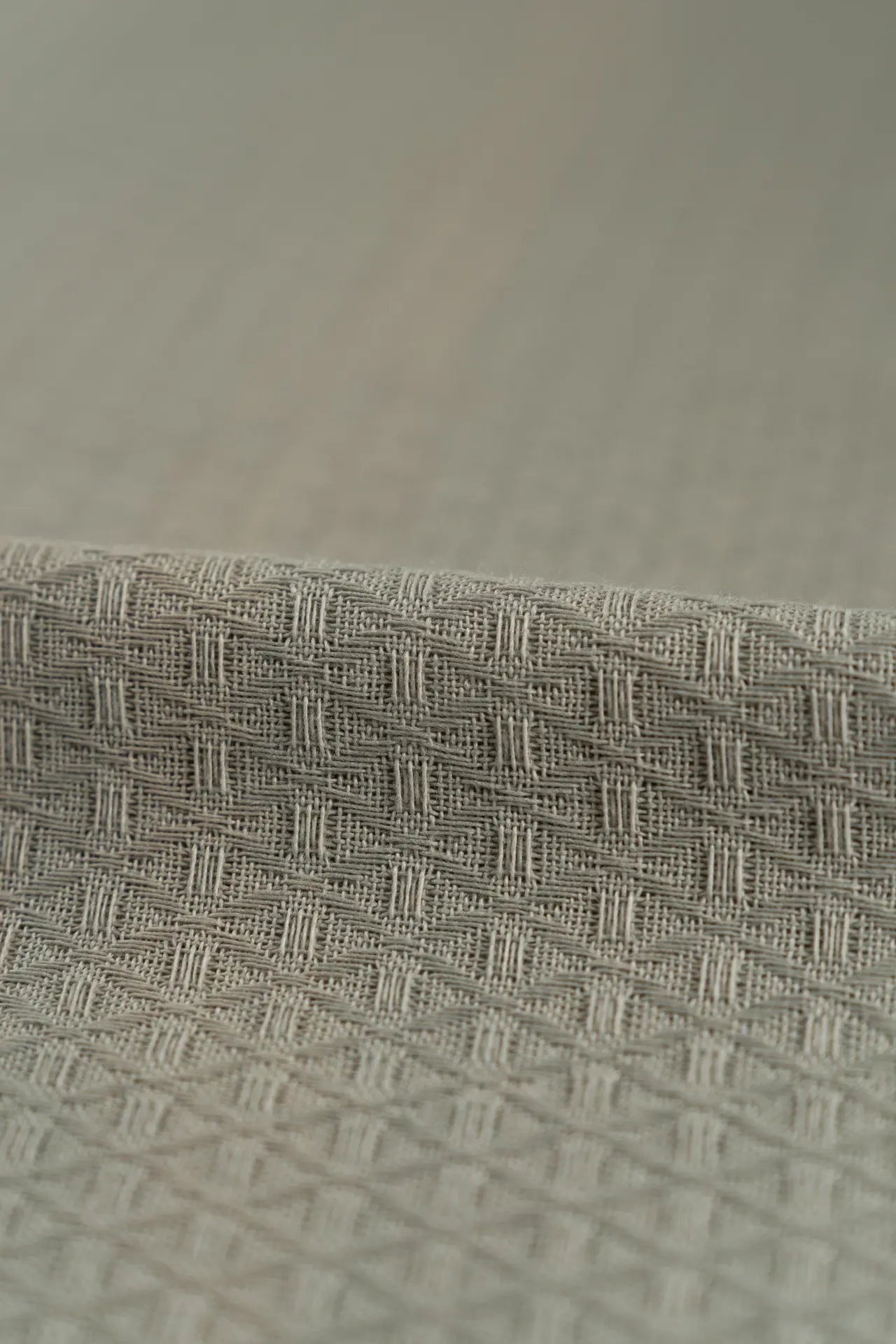cortina piqué cinza