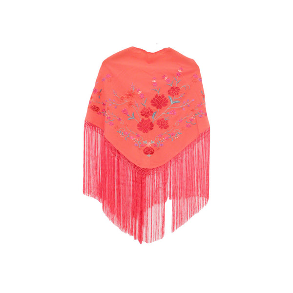 Xaile de coral vermelho