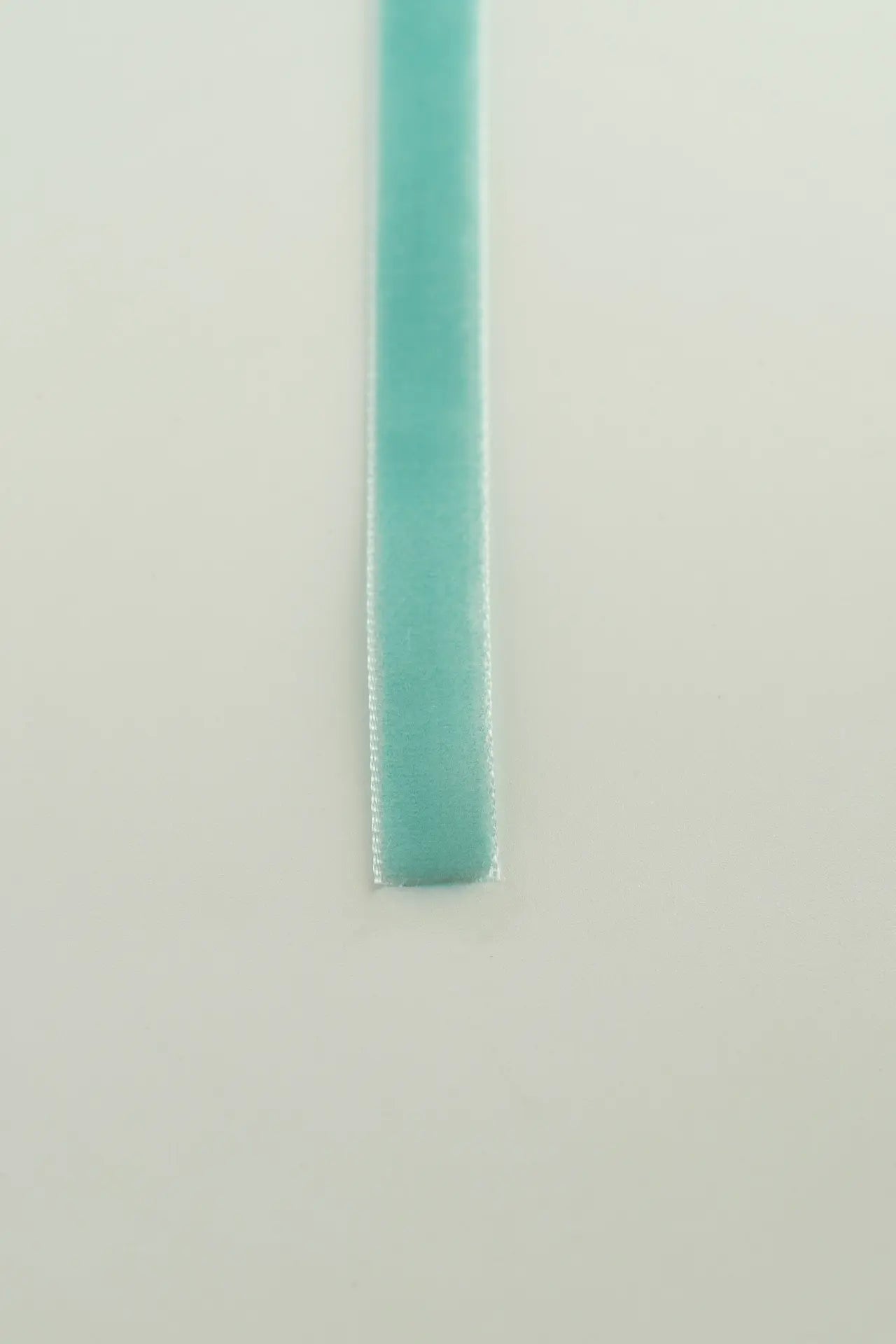 Fita de veludo verde menta