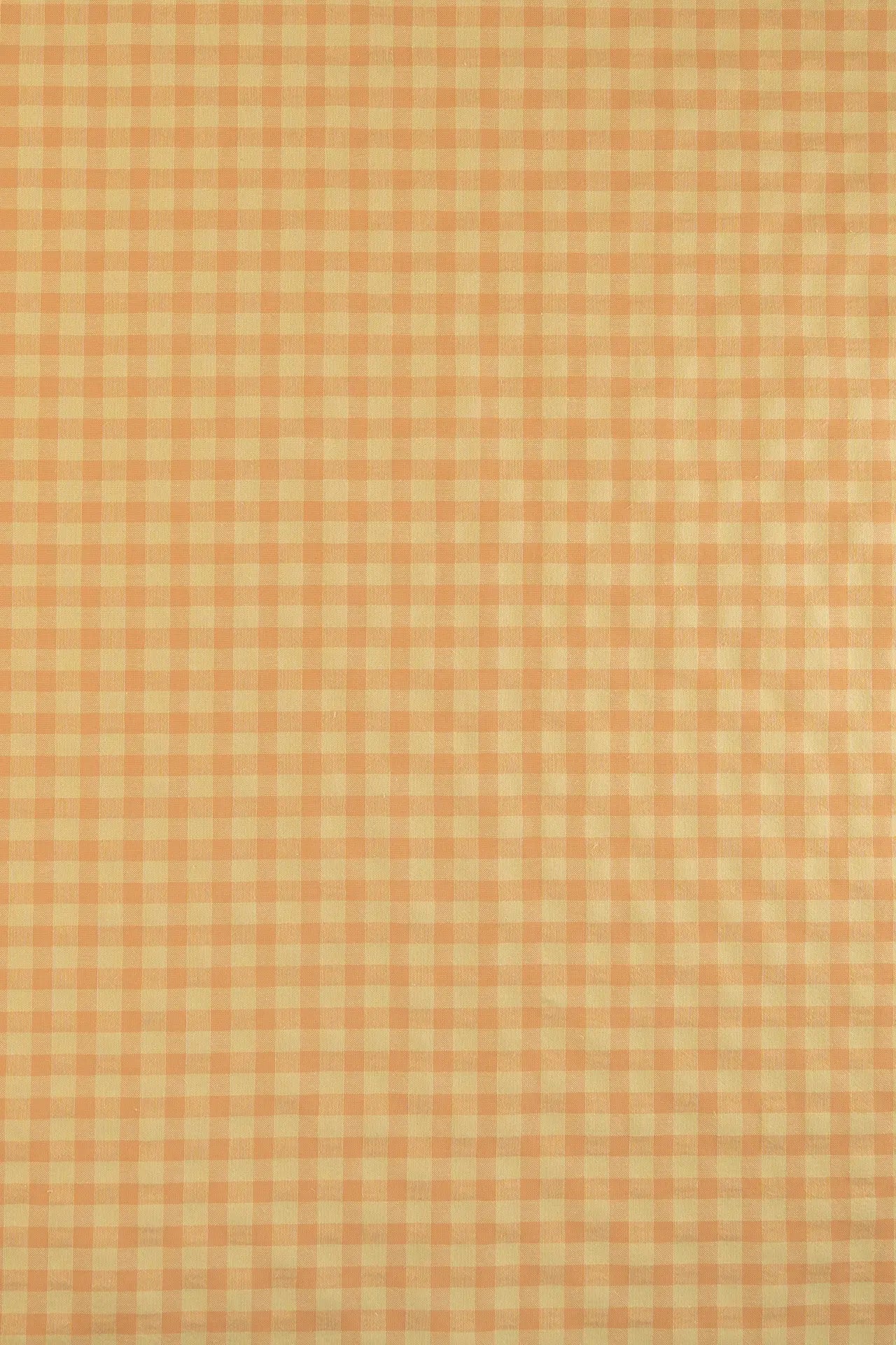 Vichy Batista algodão amarelo pastel