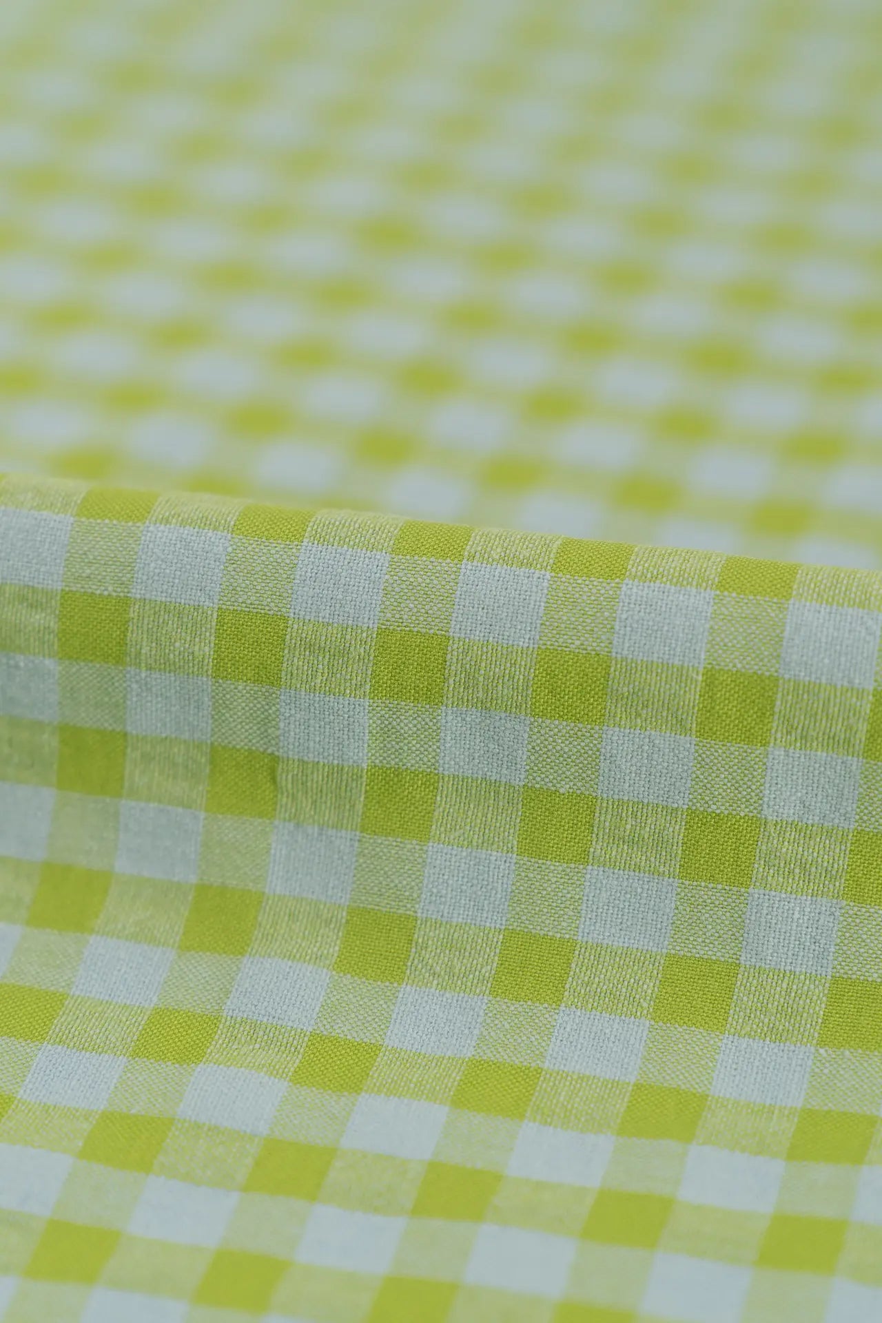 Vichy Batista algodão verde brilhante