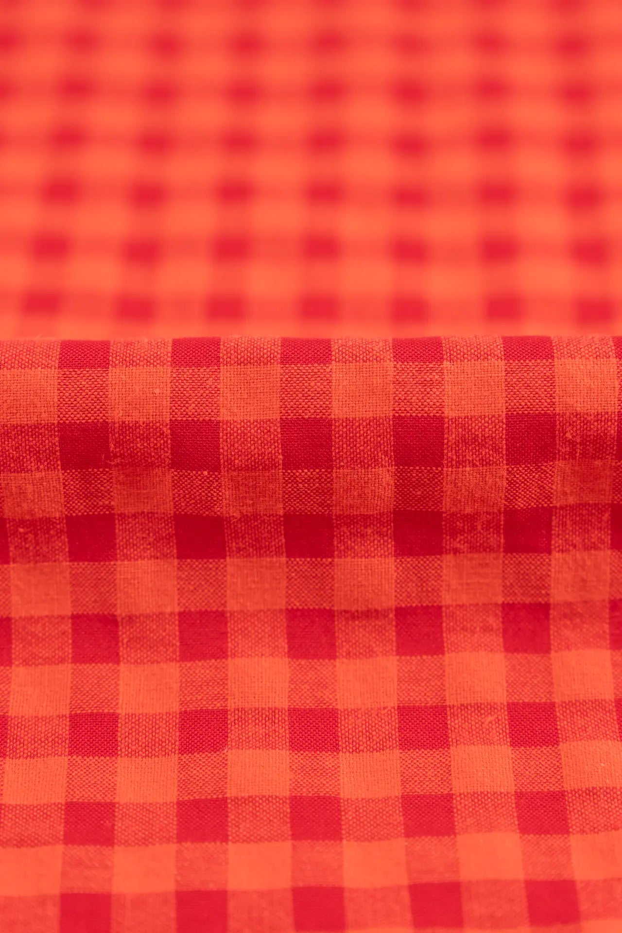 Vichy Batista algodão rosa vermelho