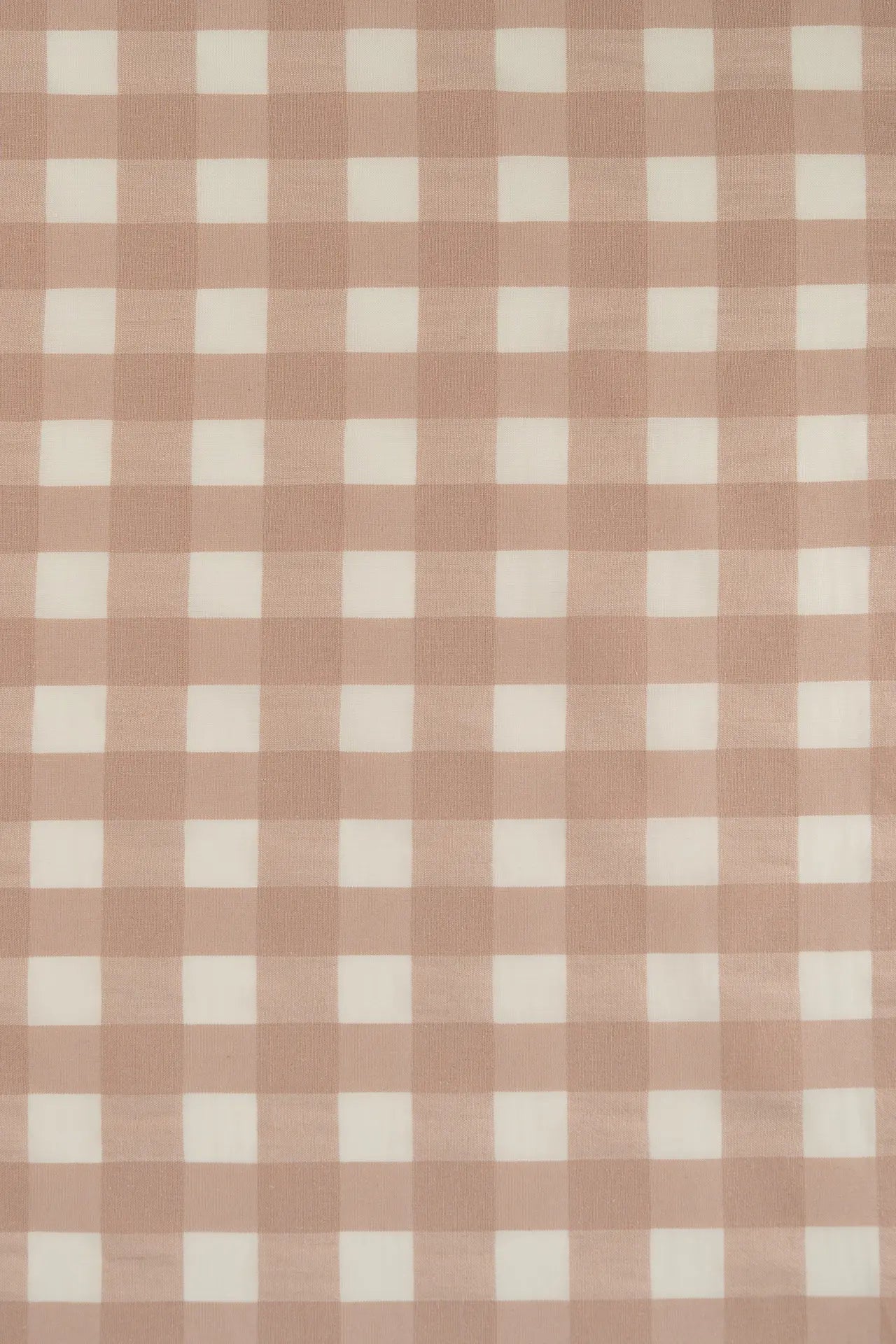 Vichy Batista algodão blush claro