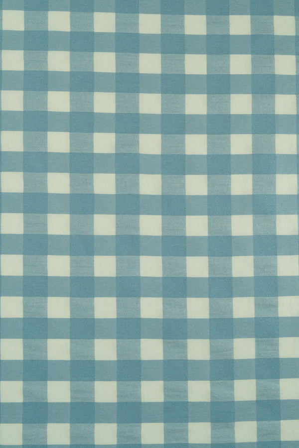 Vichy Batista algodão camafeu azul