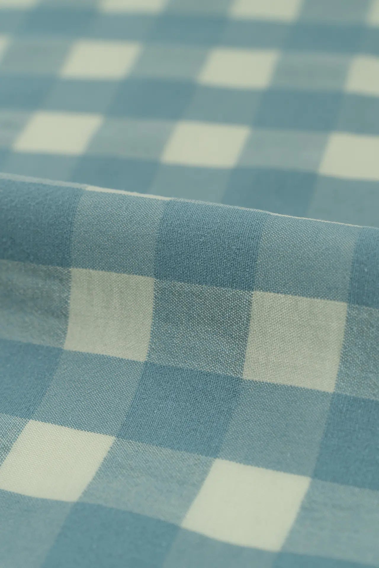 Vichy Batista algodão camafeu azul