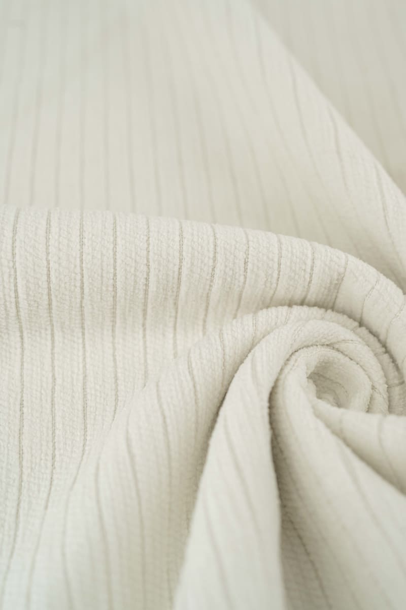 Chenilla liso blanco roto