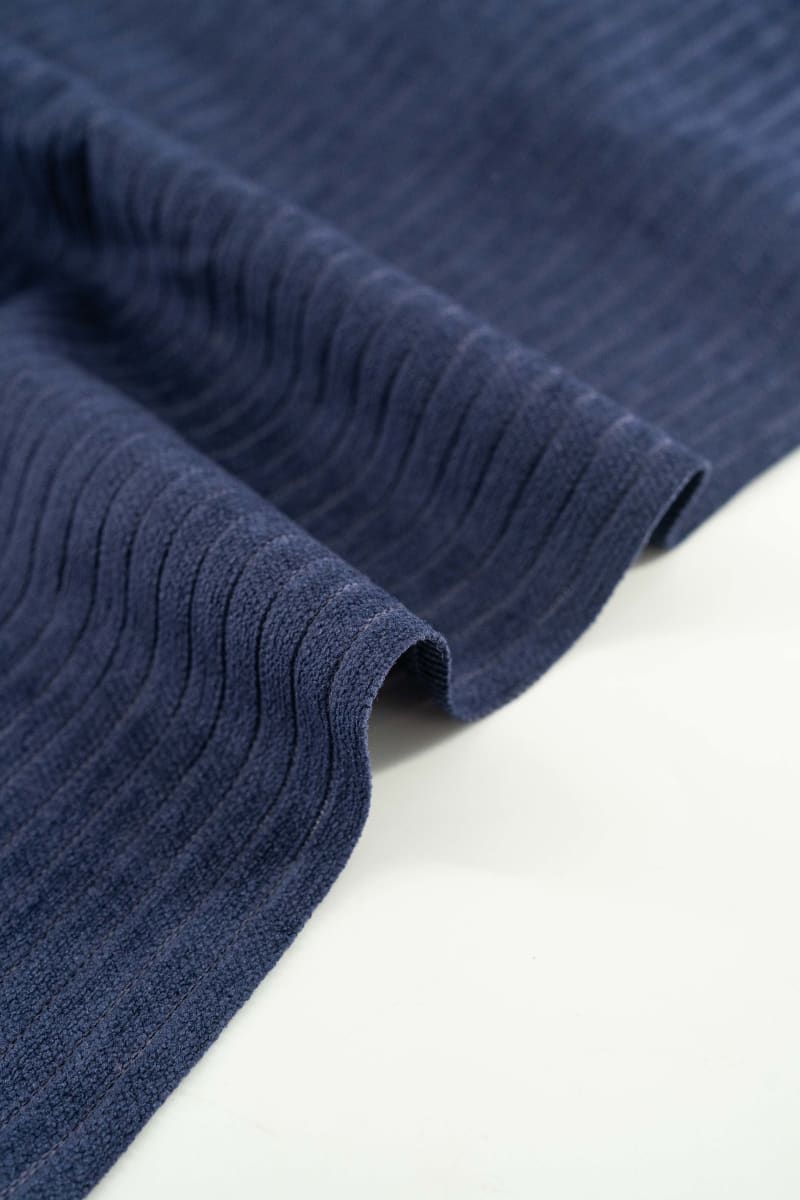 Chenilla liso azul oscuro