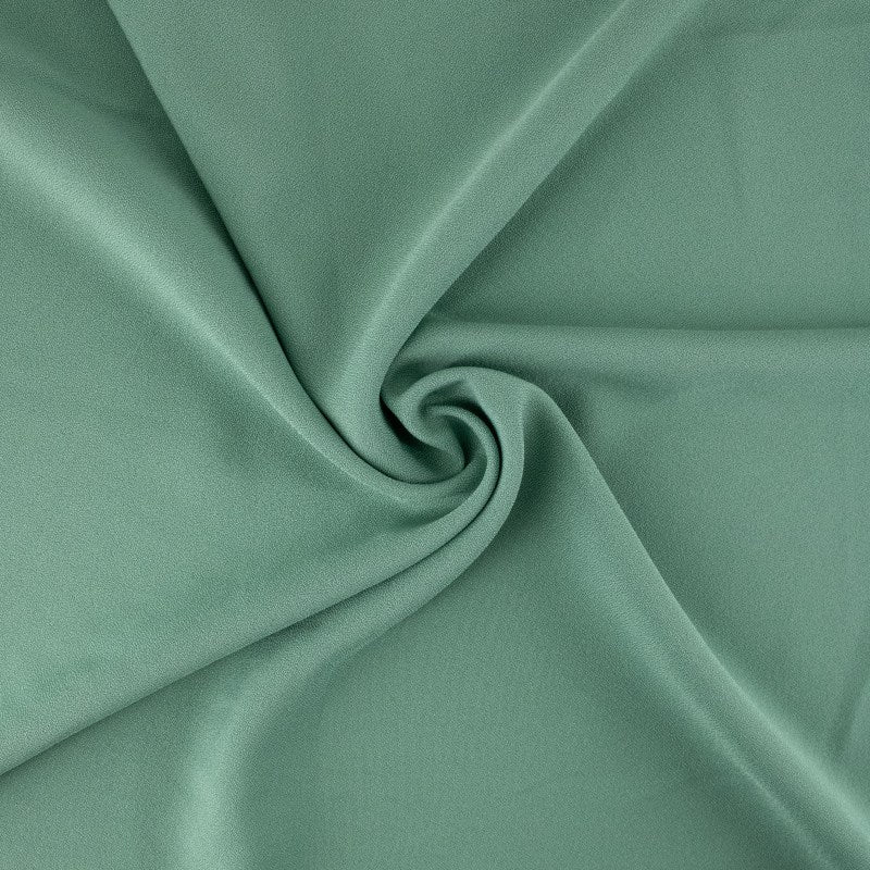 Crepe liso verde seco