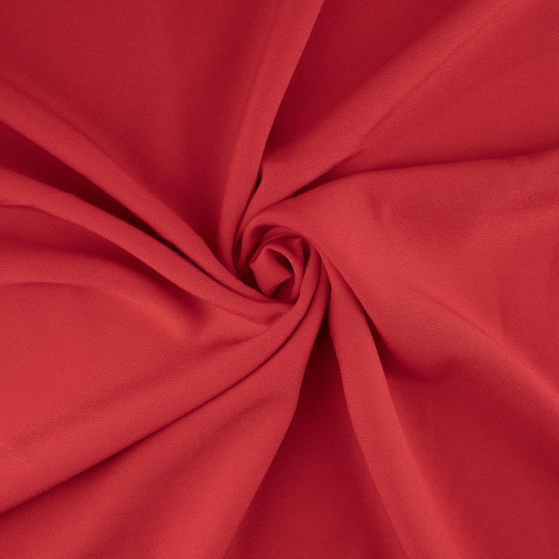 Crepe liso rojo