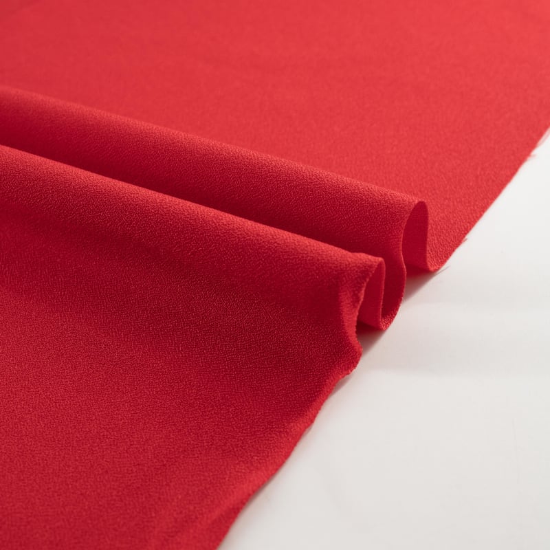 Crepe liso rojo