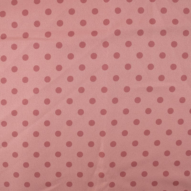 Crepe lunares pequeño rosa maquillaje