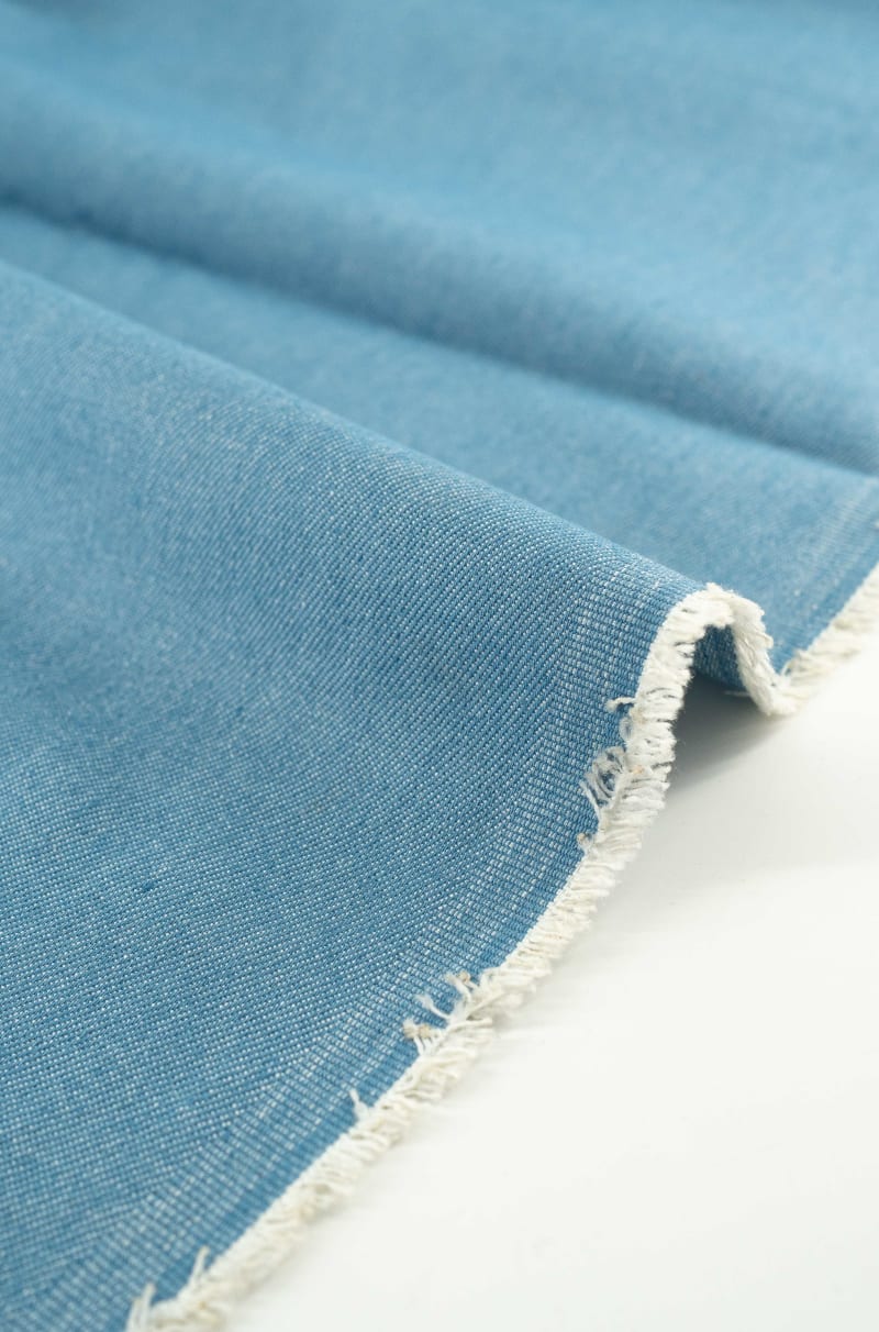 Denim/Vaquero liso azul medio