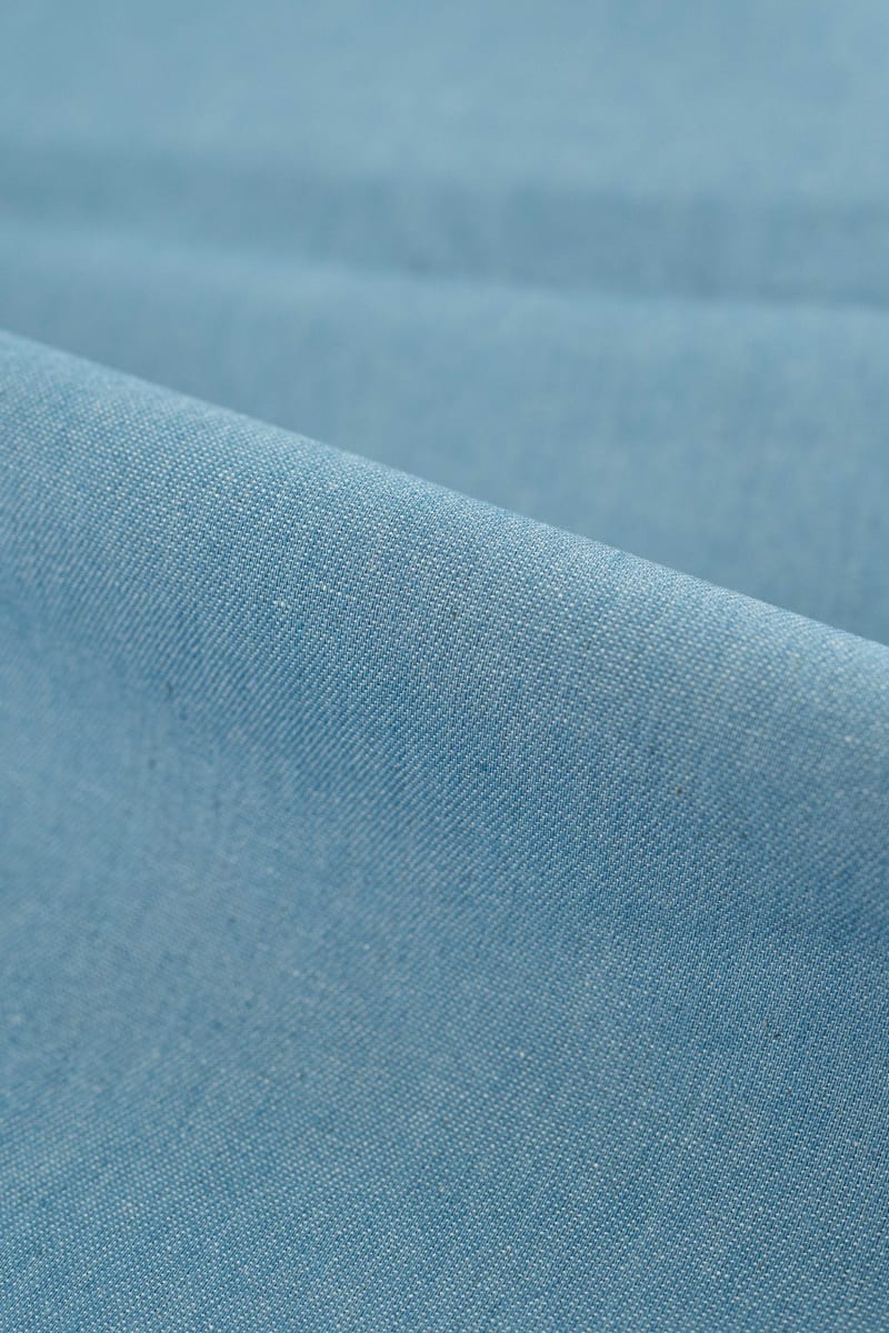 Denim/Vaquero liso azul medio