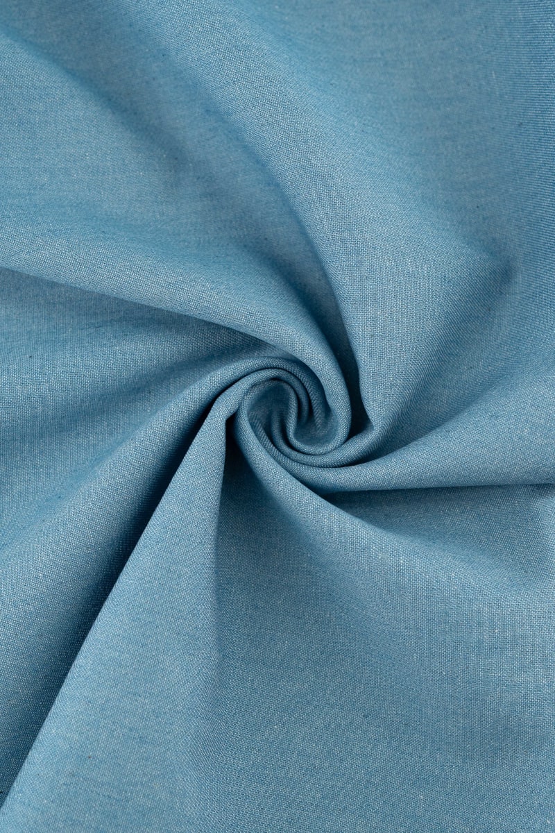 Denim/Vaquero liso azul medio