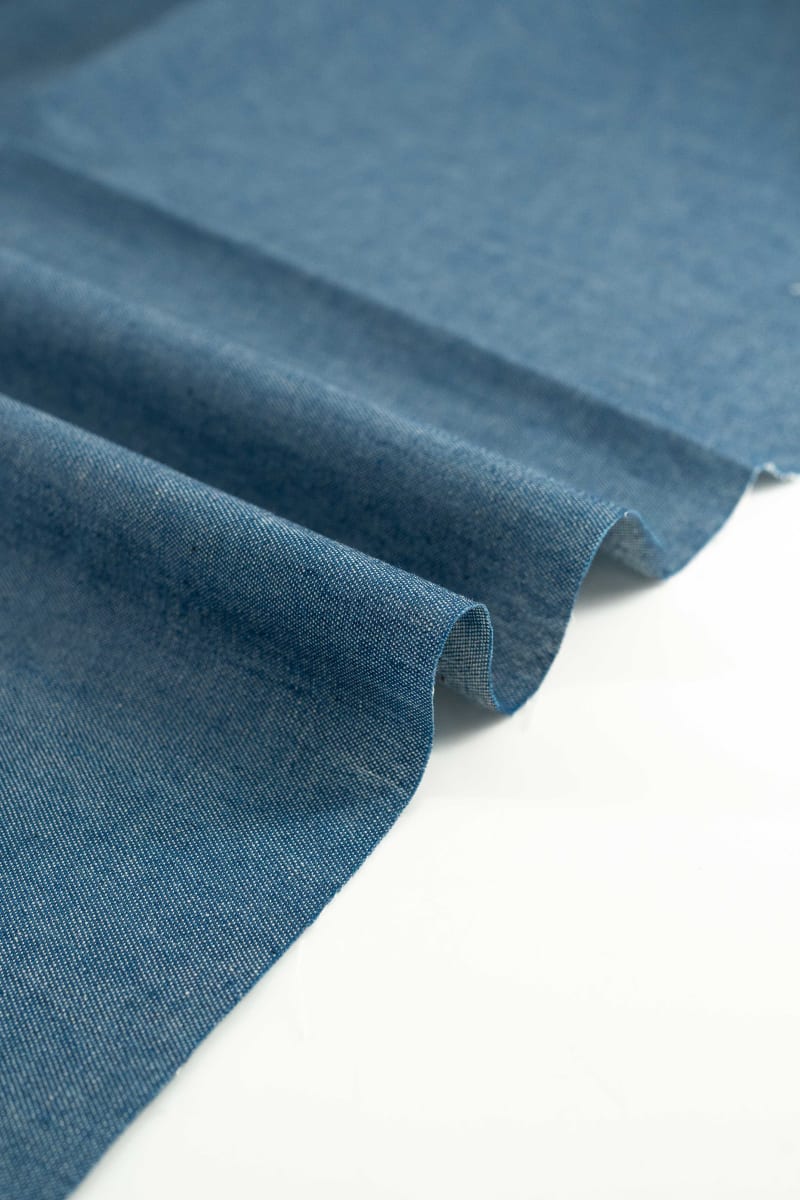 Denim/Vaquero liso azul profundo