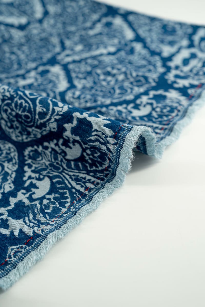 DENIM/VAQUERO floral adamascado azul marino