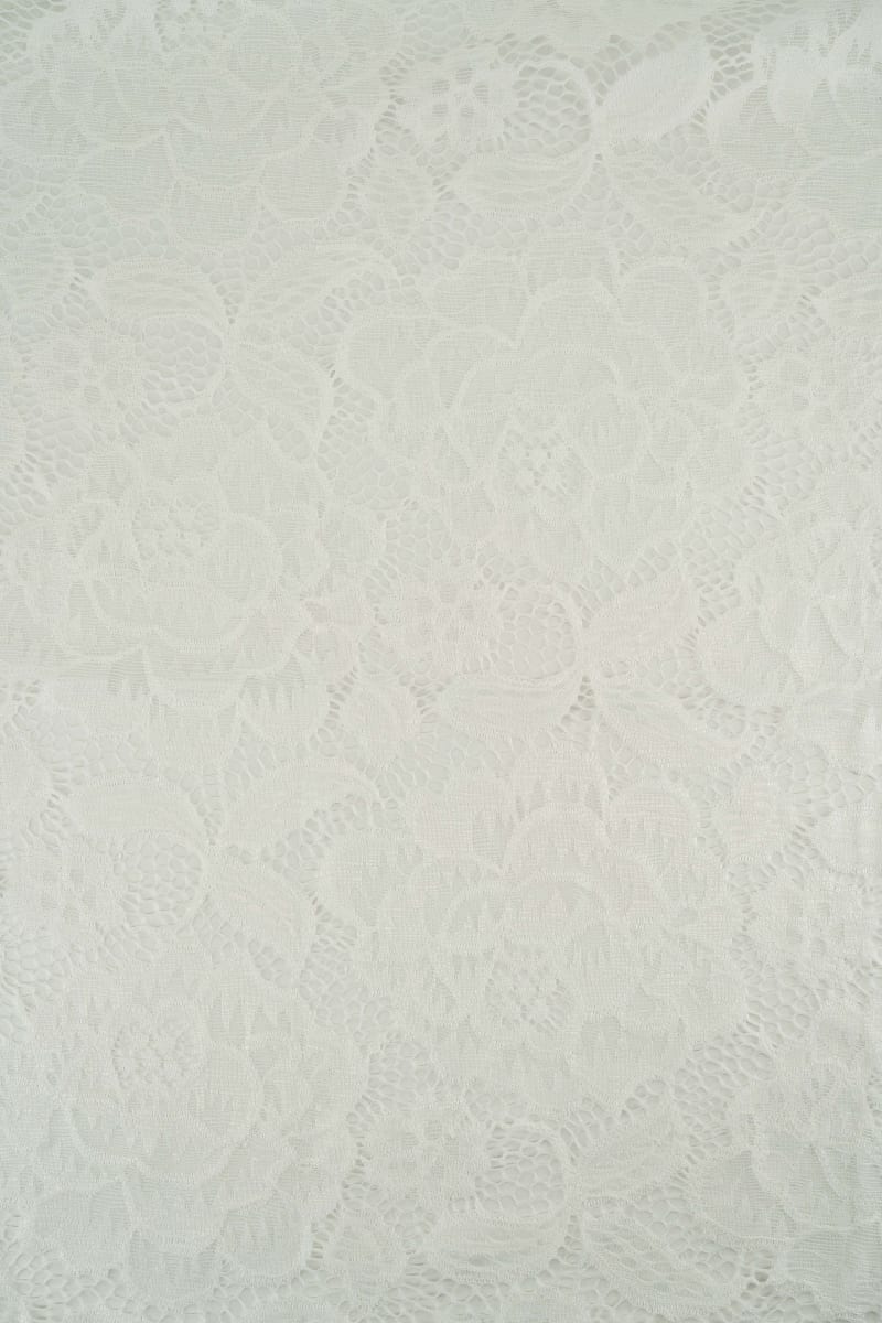 GUIPUR floral blanco neutro