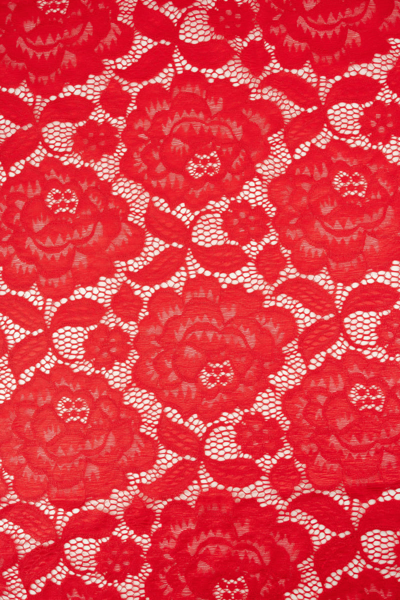 GUIPUR floral rojo