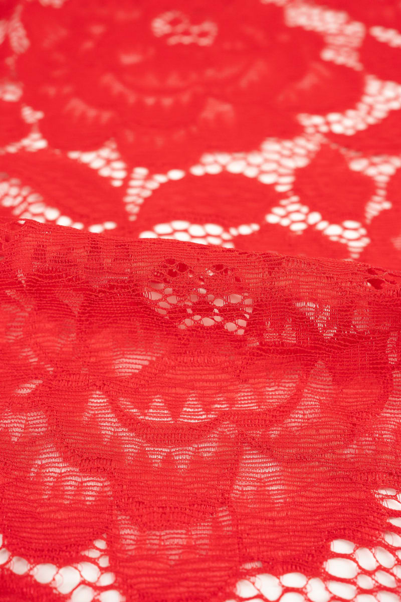 GUIPUR floral rojo