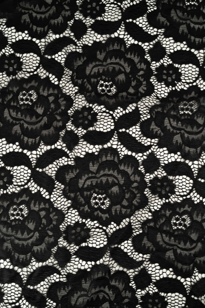 GUIPUR floral negro