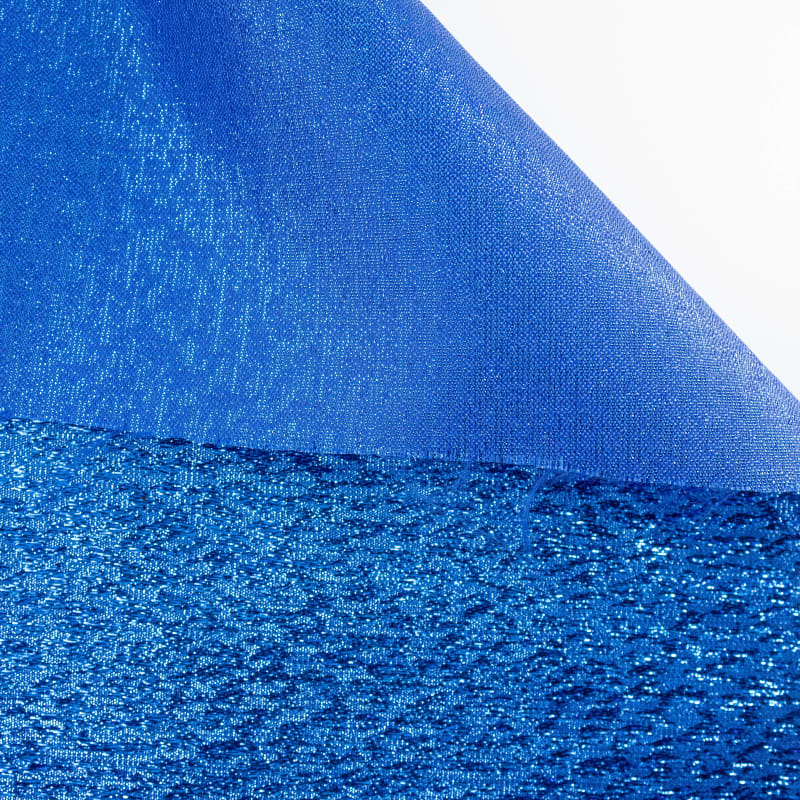 Jacquard estampado azul