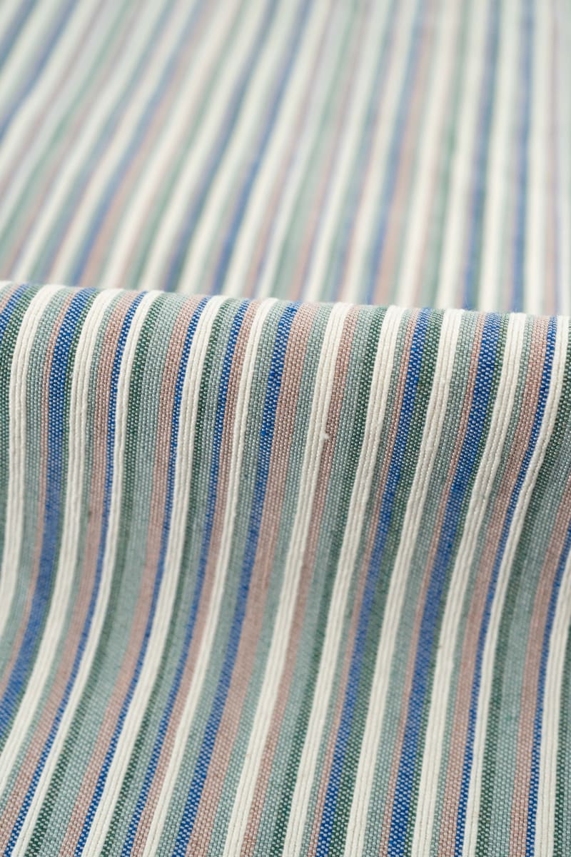 JACQUARD rayas azul