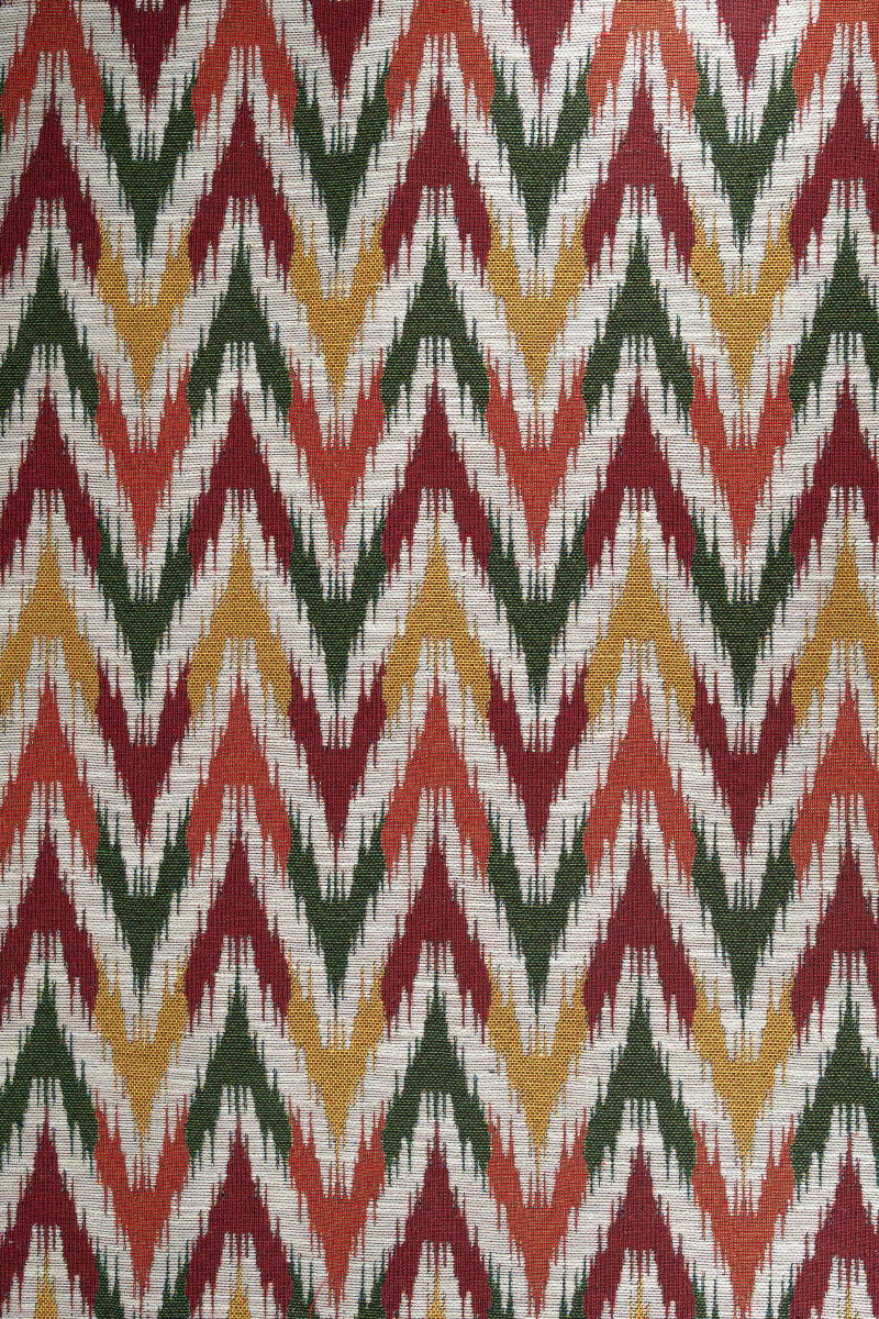 Jacquard geométrico vino