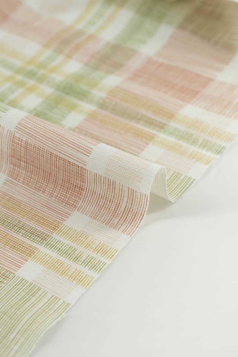 Loneta color claro multicolor rayas 