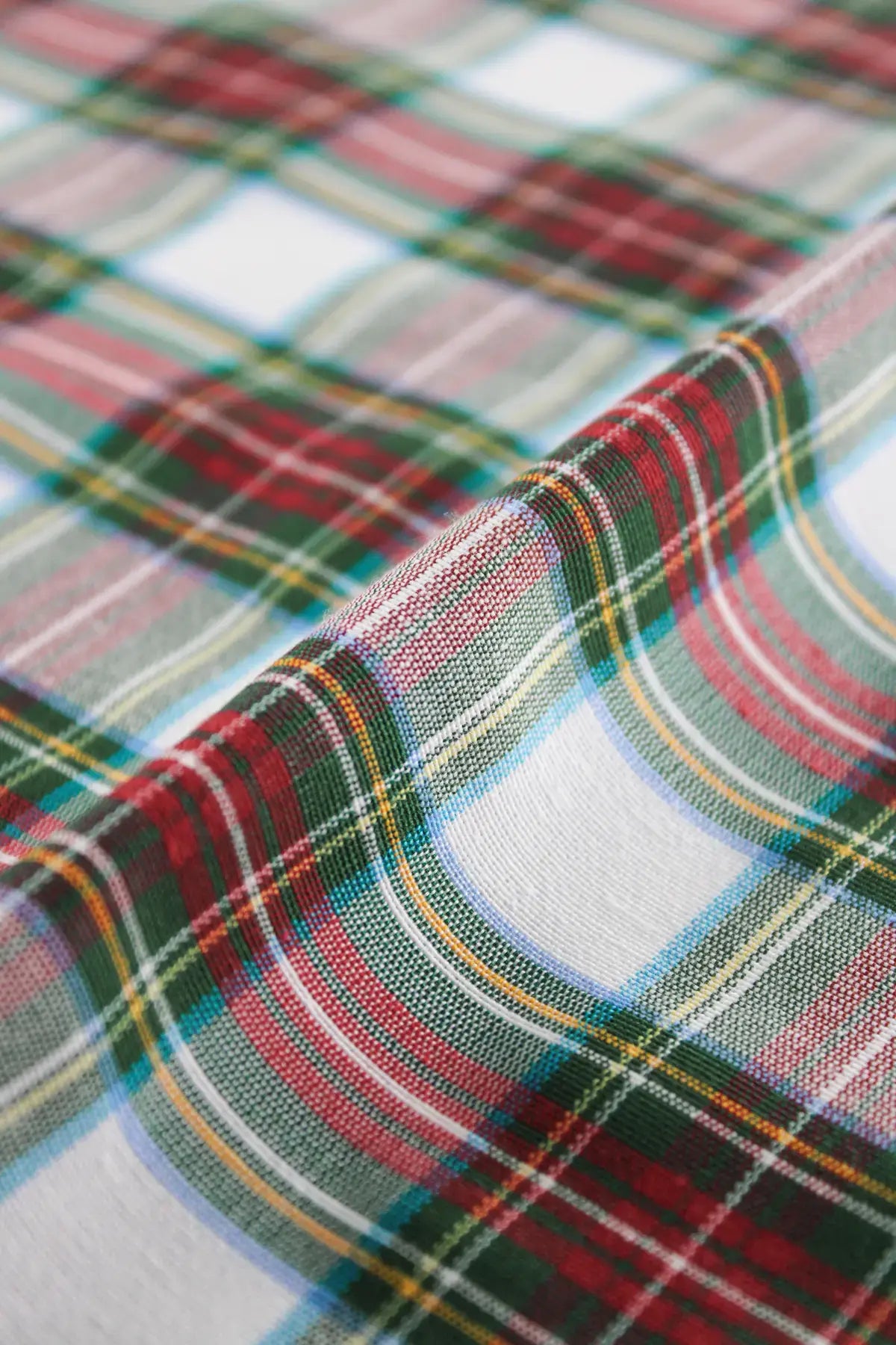Loneta Antique White Checkered