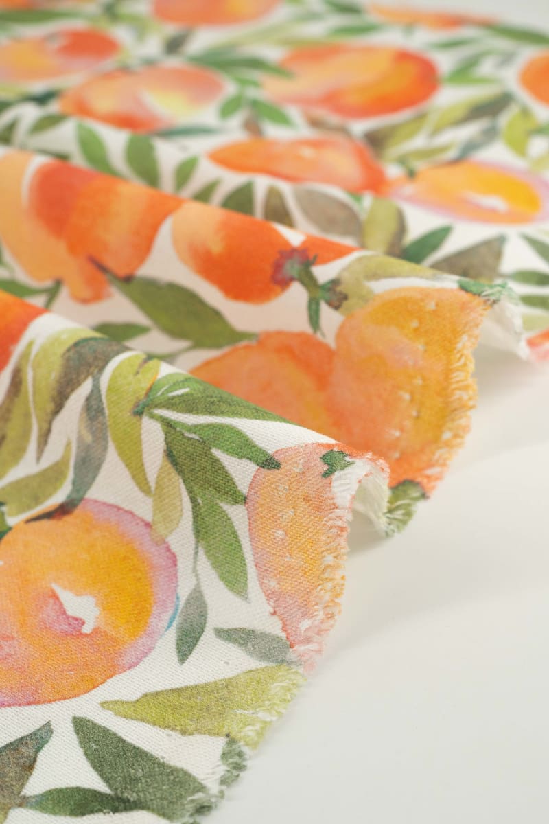 LONETA frutas melocotones naranja