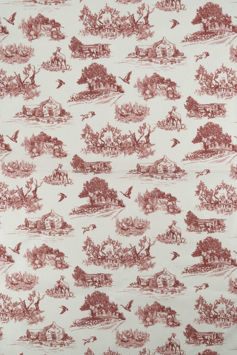 Loneta jouy color rojo