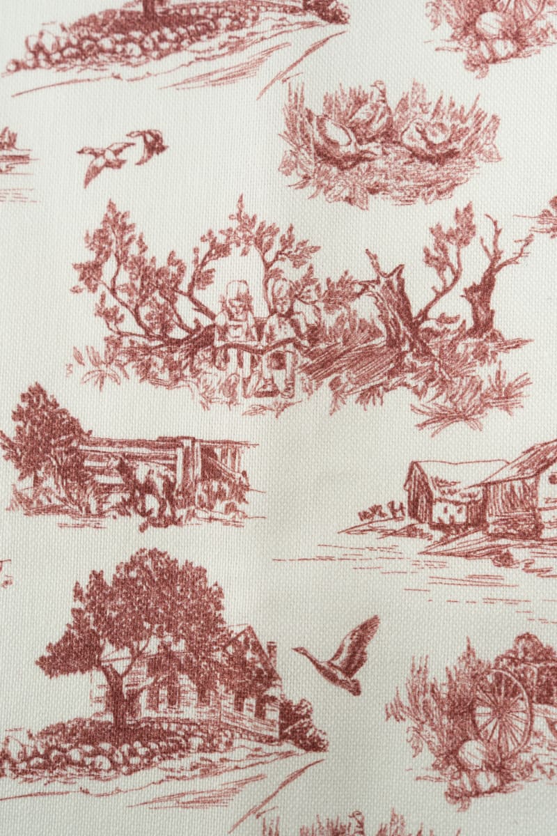 Loneta jouy color rojo