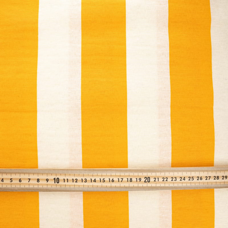 Loneta rayas amarillo