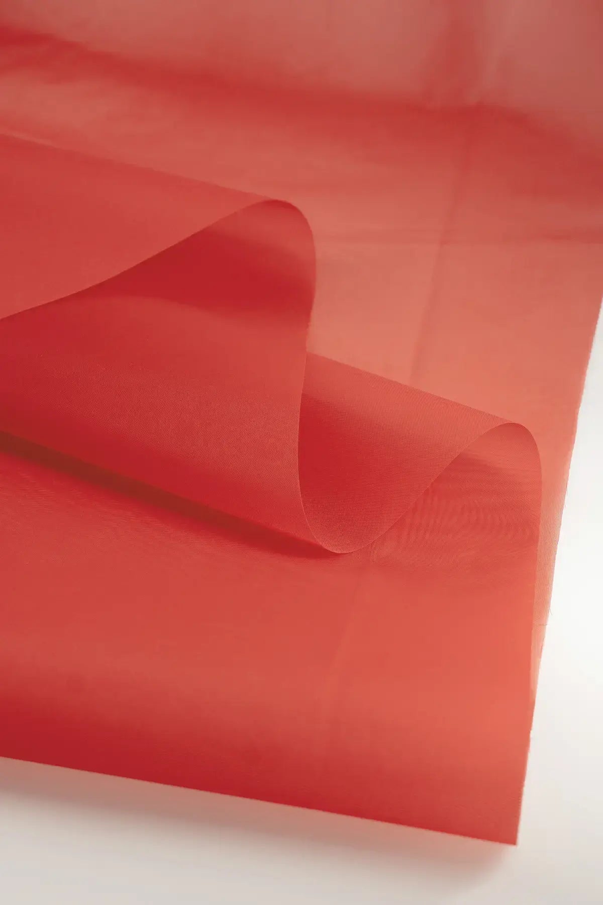 Organdie color coral liso