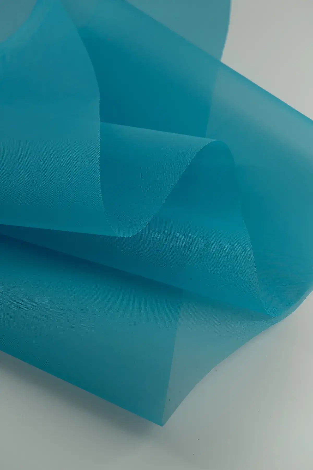 Organdie nos  peacock blue